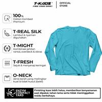 Gambar KAOS POLOS PREMIUM BIG SIZE UNISEX XL-3XL | LENGAN PANJANG T-KAOS #4 - Merah, XL dari TKAOS Official Store undefined 3 Tokopedia