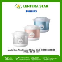 Gambar Magic Com Rice Cooker Philips 3 in 1 HD3003/32 HD 3003 / 32  1,8 liter dari Lentera Star undefined 2 Tokopedia