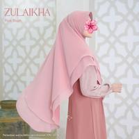 Gambar ZULAIKHA DRESS SET KHIMAR (GAMIS SET KERUDUNG) BY SALVINA HIJAB - Patterns Blue, L dari Cormous Store undefined 5 Tokopedia