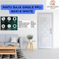 Gambar (PANPAN X STARLIGHT FURNITURE) -PPLI SINGLE 8041 & 8042- SET PINTU UTAMA DAN KAMAR BAJA BERKUALITAS - 8042 CREAM, 99X220 KANAN dari PUSAT FURNITURE ALUMUNIUM undefined 3 Tokopedia