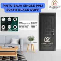 Gambar (PANPAN X STARLIGHT FURNITURE) -PPLI SINGLE 8041 & 8042- SET PINTU UTAMA DAN KAMAR BAJA BERKUALITAS - 8042 CREAM, 99X220 KANAN dari PUSAT FURNITURE ALUMUNIUM undefined 4 Tokopedia