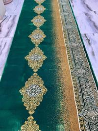 Gambar Karpet Masjid Premium Turki Empuk Tebal 23mm Prestige Mosque Warna Hijau dari PT. Gallery Masjid Indonesia undefined 3 Tokopedia