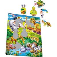 Gambar Larsen Puzzles Safari 18 Piece ChildrenS Jigsaw Puzzle dari Shine Markett undefined 2 Tokopedia