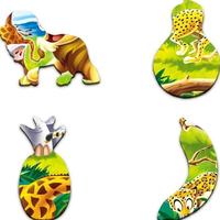 Gambar Larsen Puzzles Safari 18 Piece ChildrenS Jigsaw Puzzle dari Shine Markett undefined 3 Tokopedia