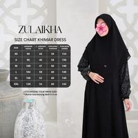 Gambar ZULAIKHA DRESS SET KHIMAR (GAMIS SET KERUDUNG) BY SALVINA HIJAB - Patterns Blue, L dari Cormous Store undefined 3 Tokopedia