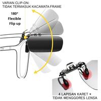 Gambar Kacamata Klip On Anti Silau Malam / Night View Clip Ons "CUCI GUDANG" - AVIATOR PH LIS dari Harapan Makmur Sentosa undefined 5 Tokopedia