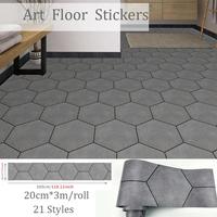 Gambar Gray Roll Modern Self-Adhesive Peel And Stick Non-Slip Waterproof Removable PVC Bathroom Kitchen Home Decor Floor Tile Sticker dari Wanderers Step undefined 1 Tokopedia