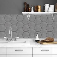 Gambar Gray Roll Modern Self-Adhesive Peel And Stick Non-Slip Waterproof Removable PVC Bathroom Kitchen Home Decor Floor Tile Sticker dari Wanderers Step undefined 3 Tokopedia