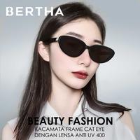 Gambar Bertha Kacamata Sunglasses Anti UV 400 Style Cat Eye Simple Fashion Wanita TerBaru 937 - WHITE BROWN dari Bertha Indonesia undefined 5 Tokopedia