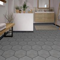 Gambar Gray Roll Modern Self-Adhesive Peel And Stick Non-Slip Waterproof Removable PVC Bathroom Kitchen Home Decor Floor Tile Sticker dari Wanderers Step undefined 2 Tokopedia