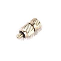 Gambar 30pcs Green Thumb Metal Mist Nozzle 3/16 Inch Brass Sprinkler Multi-Aperture Silver Spray Nozzle for Garden Cooling Humidify dari Iron Wall undefined 4 Tokopedia