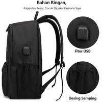 Gambar FREEKNIGHT Tas Ransel Stylish Backpack Pria Punggung USB TCR03 - Tipe B dari Freeknight undefined 5 Tokopedia