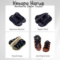 Gambar TRIGLAV VERIFIED SELLER - Casual Premium Spider Style | Sandal Slop Spider Mode | Sandal Anti Slip | Triglav Original Casual Man High Class - Merah Bata, 40 dari Dealer Sandal undefined 5 Tokopedia