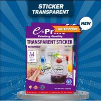 Gambar Kertas Stiker Transparan Sticker Paper A4 by e-Print dari e-Print Shop undefined 1 Tokopedia