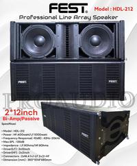 Gambar FEST Speaker Line Array pasif HDL-212 / HDL212 / HDL-212 Original Line Array Pasif 2x12" 1400 Watt Bi-Amp - 1PCS dari Proaudio undefined 1 Tokopedia
