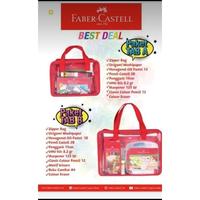 Gambar Paket Tab A Faber Castell Tas Zipper Alat Tulis Fabercastell Per Set - tanpa buble dari CV Bratas undefined 3 Tokopedia