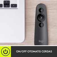 Gambar Logitech R500s Remote Pointer Presentasi Wireless Laser Pointer Bluetooth Laser Warna Merah Garansi - Hitam dari OC Tech undefined 3 Tokopedia