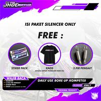 Gambar Silencer Knalpot Original Jhoe Muffler BULAT P30 dari Jhoe Part Shop undefined 2 Tokopedia