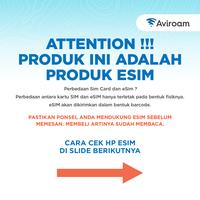 Gambar Aviroam Esim ( Japan ) Unlimited Fixed Data dari Aviroam undefined 2 Tokopedia
