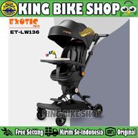 Gambar Magic Stroller Kursi Dorong Anak ET Lw 136 Bisa Untuk Tiduran - White dari King Bike Shop undefined 1 Tokopedia