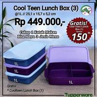 Gambar Tupperware cool teen devided lunch box tempat makan - ungu tua dari toko-rizkya undefined 3 Tokopedia