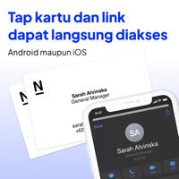 Gambar 100pcs Cetak Custom Kartu Nama NFC - Print BW Desain Sendiri dari Kartu Nama NFC .com undefined 2 Tokopedia
