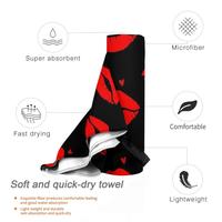 Gambar Bigsale Ga Lips Red Lips Quick Dry Towel Gym Sports Bath Portable Bu dari Aksara S44 undefined 3 Tokopedia