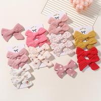 Gambar Bestseller 4 Pcs/Set Cotton Sweet Linen Baby Girls Busur Klip Rambut Untuk Anak -Anak Barrette Bunga Print Rambut Aksesoris - 3626-5 dari Gerai Salma Abbas undefined 3 Tokopedia