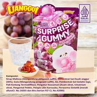 Gambar Permen Jelly Kupas Halal Lianggui Surprise Gummy 108g Permen Lunak Aneka Buah Stroberi Mangga Anggur dari exxo official store undefined 5 Tokopedia