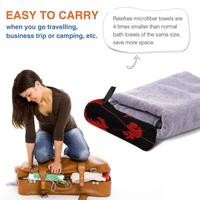 Gambar Murah Minimalist Design Quick Dry Towel Gym Sports Bath Portable M dari Aksara S44 undefined 4 Tokopedia
