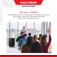 Gambar Speaker Karaoke Polytron PASPRO 15F3 Speaker Portable Polytron PAS PRO 15F3 15 Inch - Free Mic 2 - Bluetooth dari Ashley Olshop Official Store undefined 5 Tokopedia