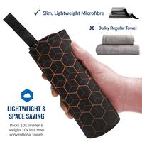 Gambar Diskon Dark Hexagons Quick Dry Towel Gym Sports Bath Portable Leaf dari Aksara S44 undefined 2 Tokopedia