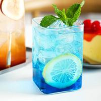 Gambar Gelas Borosilikat Square – Cangkir Minuman Elegan untuk Jus dan Minuman Segar - 400 ml dari Wollmart Home Centerr undefined 5 Tokopedia