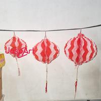 Gambar Lampion Lipat Plastik Honeycomb Merah Putih DIrgahayu HUT RI - 10 inch/25cm dari Jaspart undefined 3 Tokopedia