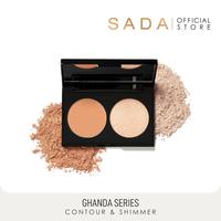 Gambar [Bundle Hemat] SADA Ghanda Series + Angled Contour Brush - Bronze Highligh, Angled Brush dari SADA undefined 3 Tokopedia