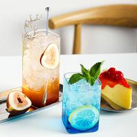 Gambar Gelas Borosilikat Square – Cangkir Minuman Elegan untuk Jus dan Minuman Segar - 400 ml dari Wollmart Home Centerr undefined 4 Tokopedia