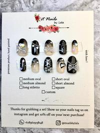 Gambar PREMIUM press on nails glam korean design custom fake nails - custom size  dari tokolala68 undefined 4 Tokopedia