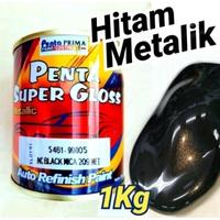 Gambar cat penta super gloss metalic nc black mica 209 met  99005 ( 200g - 1kg ) dari warna2000 undefined 1 Tokopedia