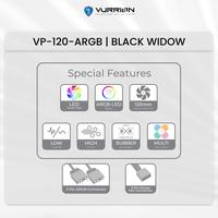 Gambar FAN / FAN CASING / FAN COOLER - VURRION BLACK WIDOW FAN ARGB dari Techtical Computer undefined 5 Tokopedia