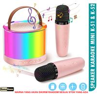 Gambar Speaker Wireless Bluetooth Karaoke KTV + Mic Set Karaoke Machine K12 - K12-Random-2mic dari RumaHome Store undefined 1 Tokopedia