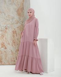 Gambar Louisaluna - Lenka Dress - Pakaian Muslim Wanita - Dusty dari Louisaluna_official undefined 4 Tokopedia