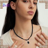 Gambar Kalung Titanium Pria Wanita Trendy Rantai Korea Kalung Cowok Keren Titanium Kalung Pria Titanium - Hitam dari YTAY.Sarindo undefined 1 Tokopedia
