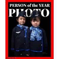 Gambar BARU!! Baju profesi pramugari anak hijab warna biru navy Kostum profesi anak pramugari hijab blue navy - XL dari GGdims undefined 3 Tokopedia