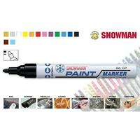 Gambar ATK0640SN PUTIH Spidol Permanent Snowman Paint Marker WP 006640 White dari Toko Online Jempol undefined 2 Tokopedia