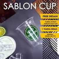 Gambar Sablon Cup 14 16 oz Datar Hokkaku - 16, 300 dari Rinjani Aneka Media undefined 1 Tokopedia
