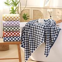 Gambar Diskon Checkerboard Grid Cotton Bath Towel Adult Family_With Cotto dari Baizhan 23 undefined 1 Tokopedia