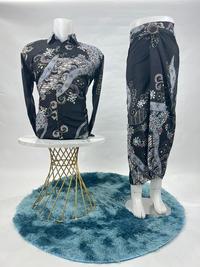 Gambar BATIK COUPLE / ROK LILIT COUPLE KEMEJA BATIK PRIA LENGAN PANJANG - Seruni Lilac, LILIT+KPJ[L] dari Vanriz kebaya undefined 1 Tokopedia