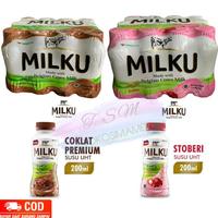 Gambar MILKU SUSU COKLAT DAN STRAWBERRY 200ML 1 SLOT ISI 12 PCS - COKLAT 12 PCS dari mahesa04 undefined 2 Tokopedia