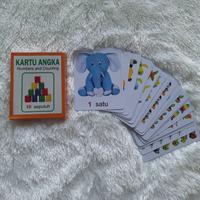 Gambar Kartu Pintar Angka Flash Card Edukasi Berhitung Anak Bonus Spidol dari Mainan Edukasi ID undefined 3 Tokopedia
