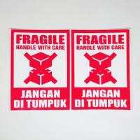 Gambar Stiker Jangan Ditumpuk Sticker Label Pengiriman Fragile Handle with Care 11 x 8 cm (100 pcs) dari Bungur-Shop undefined 4 Tokopedia